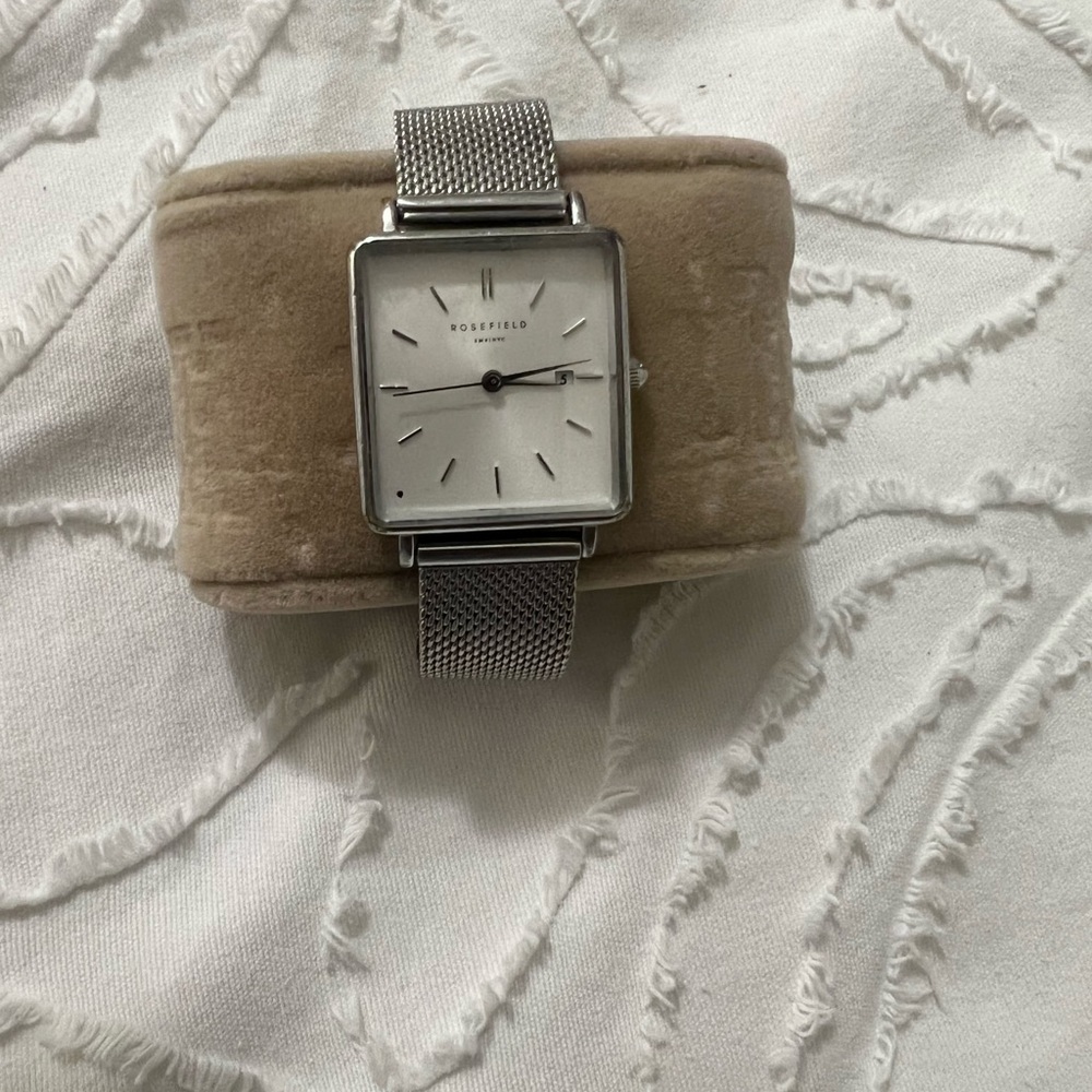 Stainless steel rosefield watch